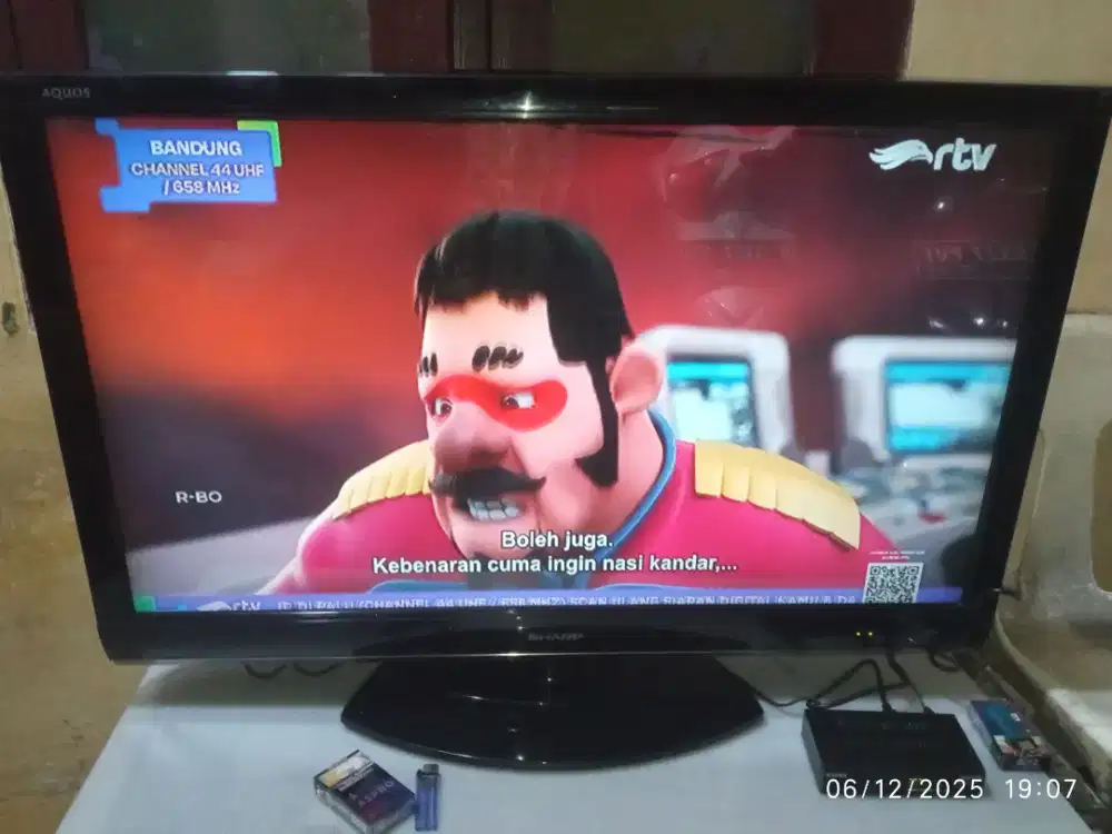 TV LCD SHARP ANALOG 42 INC MINUS DIKIT