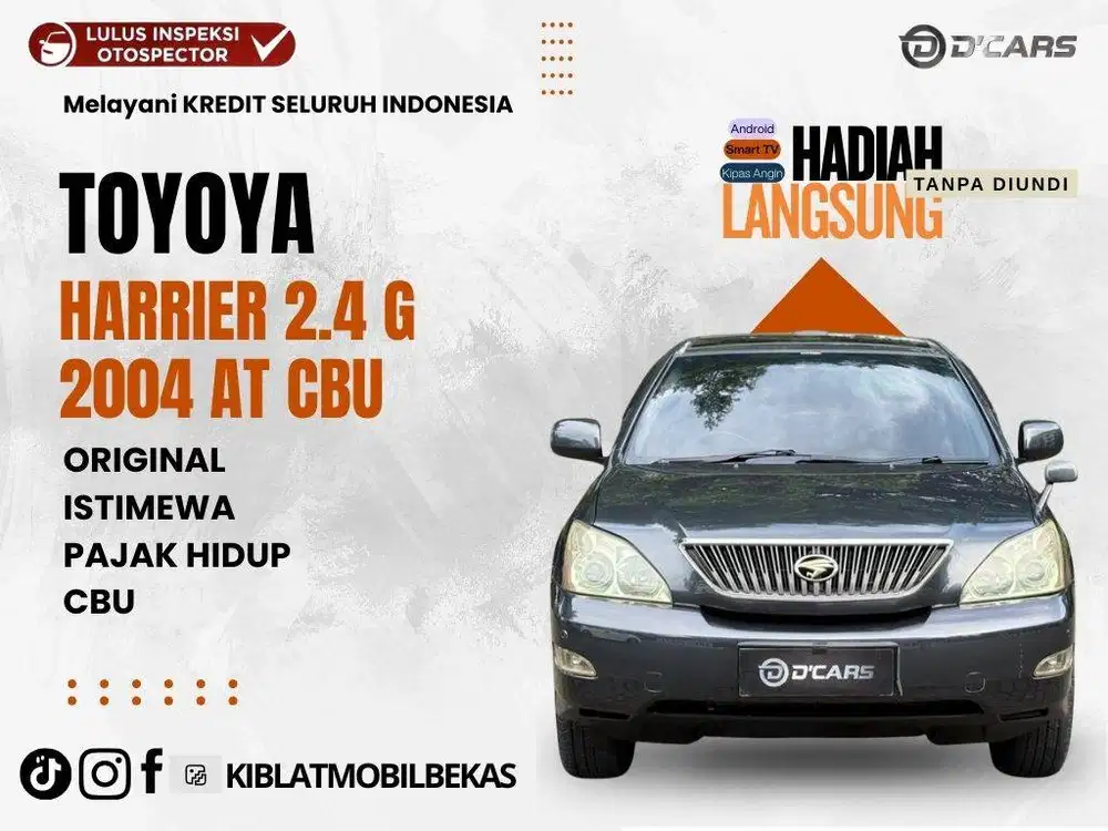 TOYOTA HARRIER 2.4 G 2004 MATIC  LOW KM ISTIMEWA