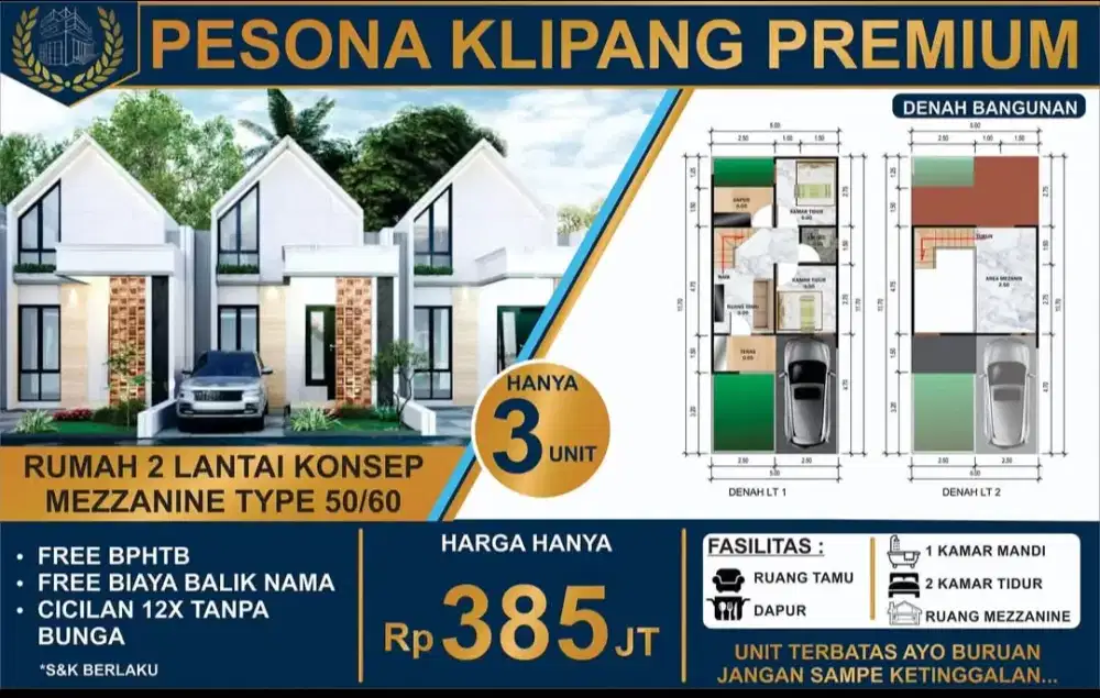 Rumah 2lt apik dan murah di klipang