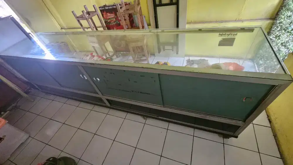 Etalase konter HP uk 3m x 66cm x90cm