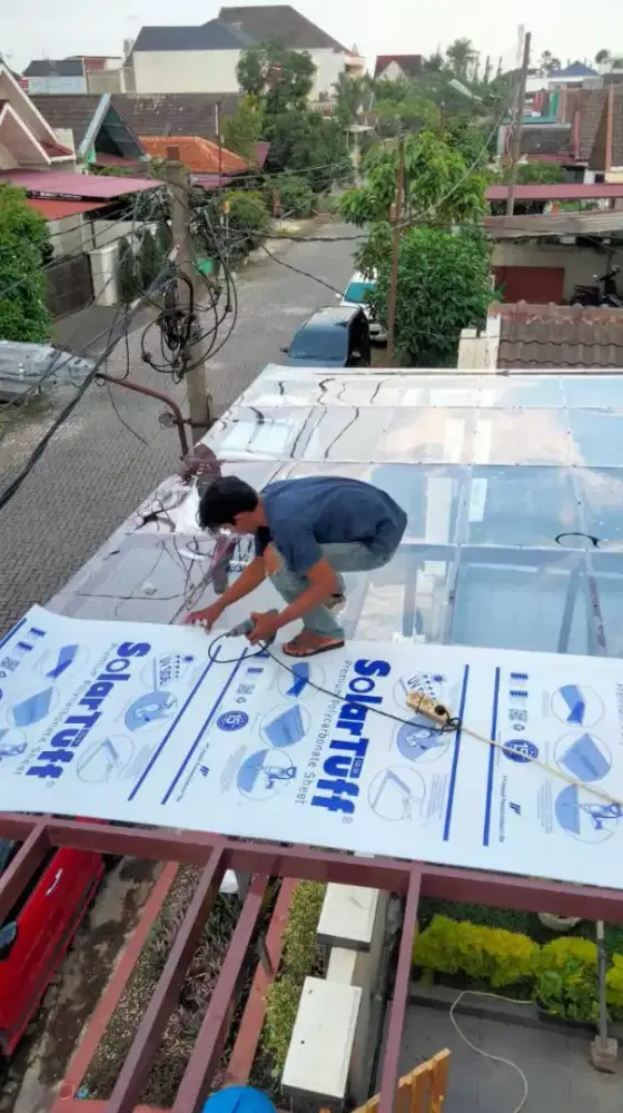 Kanopi atap solartaf di Medan