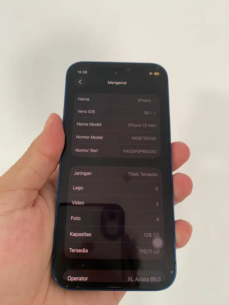 Iphone 12 mini 128gb inter all op