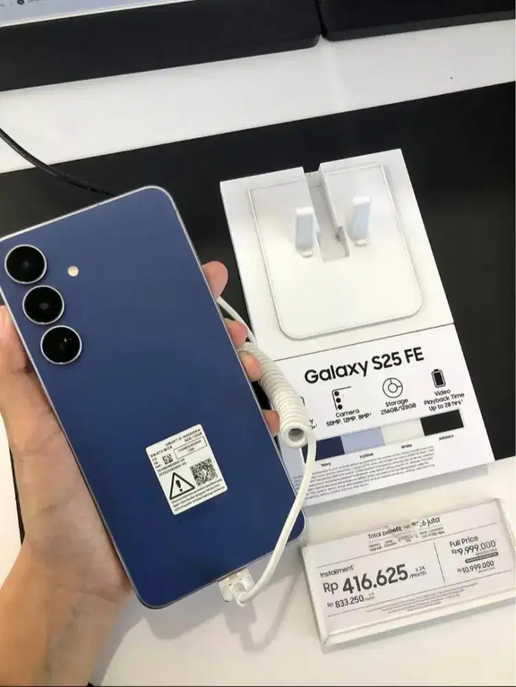 Samsung S25 Fe 5G 8/256GB garansi resmi tam 1 tahun