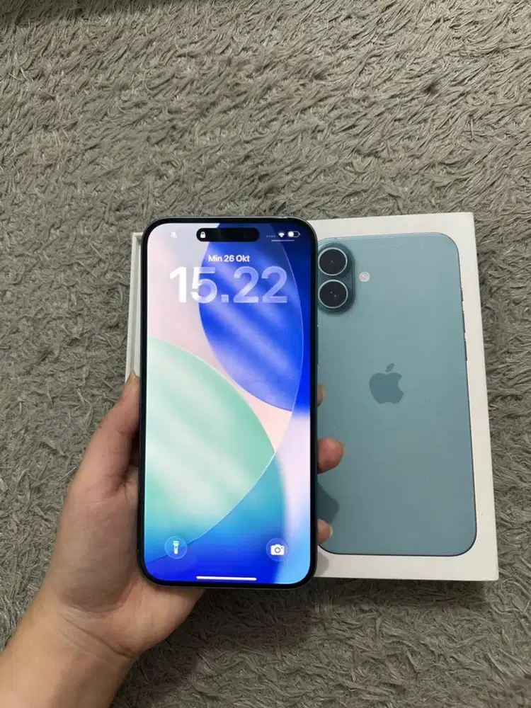 Iphone 16 Plus 128gb Teal IBOX Garansi On Agustus 2026