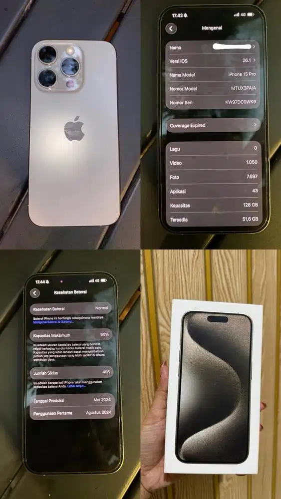 JUAL IPHONE 15 PRO (IBOX)