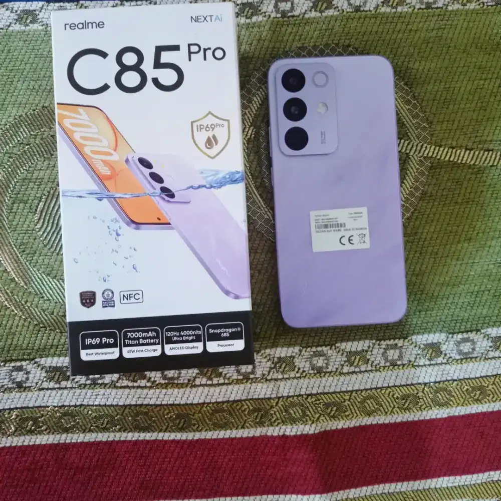 Realme C85 pro 8/256 Like new pemakaian 1 minggu