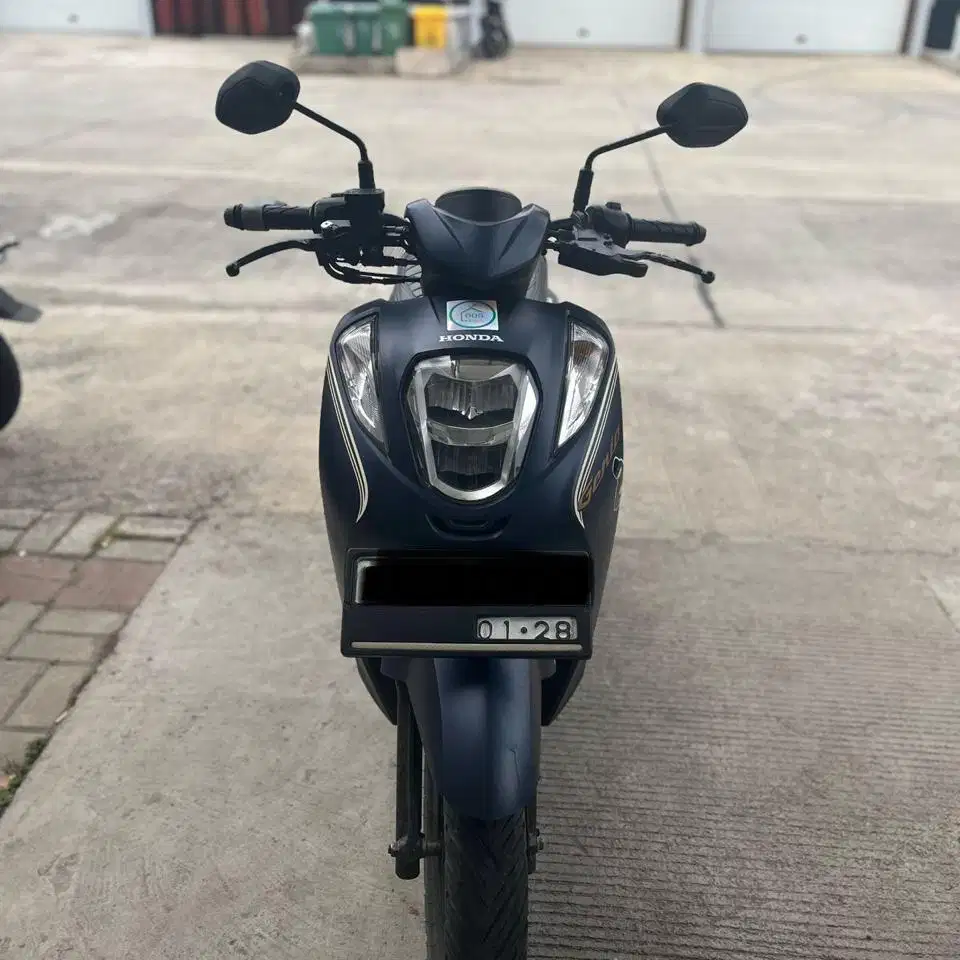 Motor Honda Genio Matte Blue CBS ISS