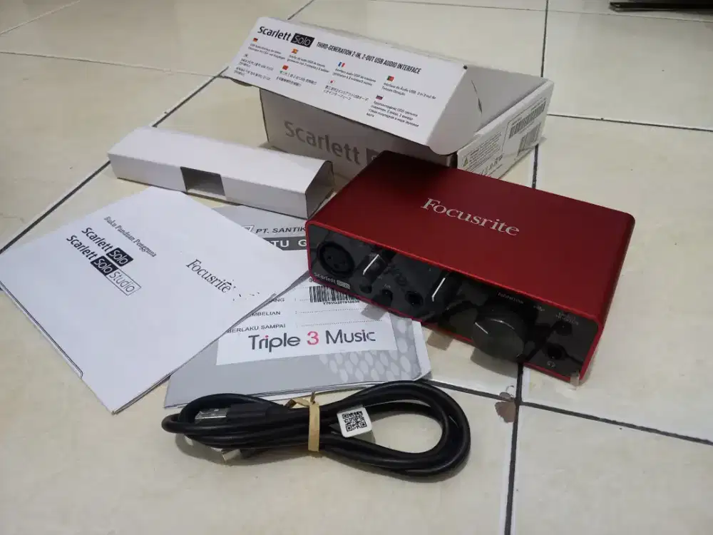 Secarlett Solo Focusrite Generasi 3
