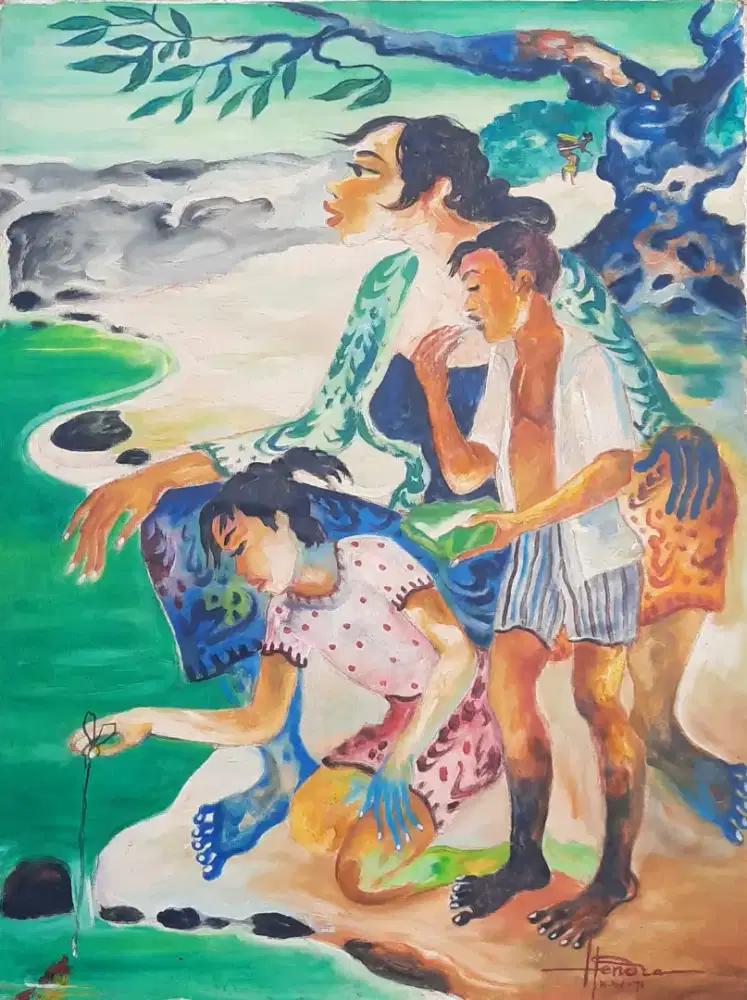 LUKISAN MAESTRO HENDRA GUNAWAN