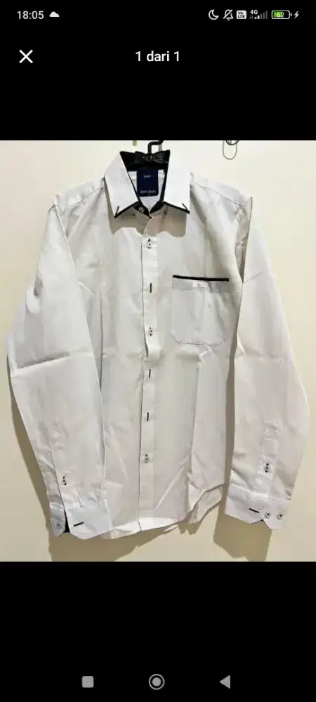 Dijual kemeja Stanley Adam size 15,5 setara M masih kayak baru