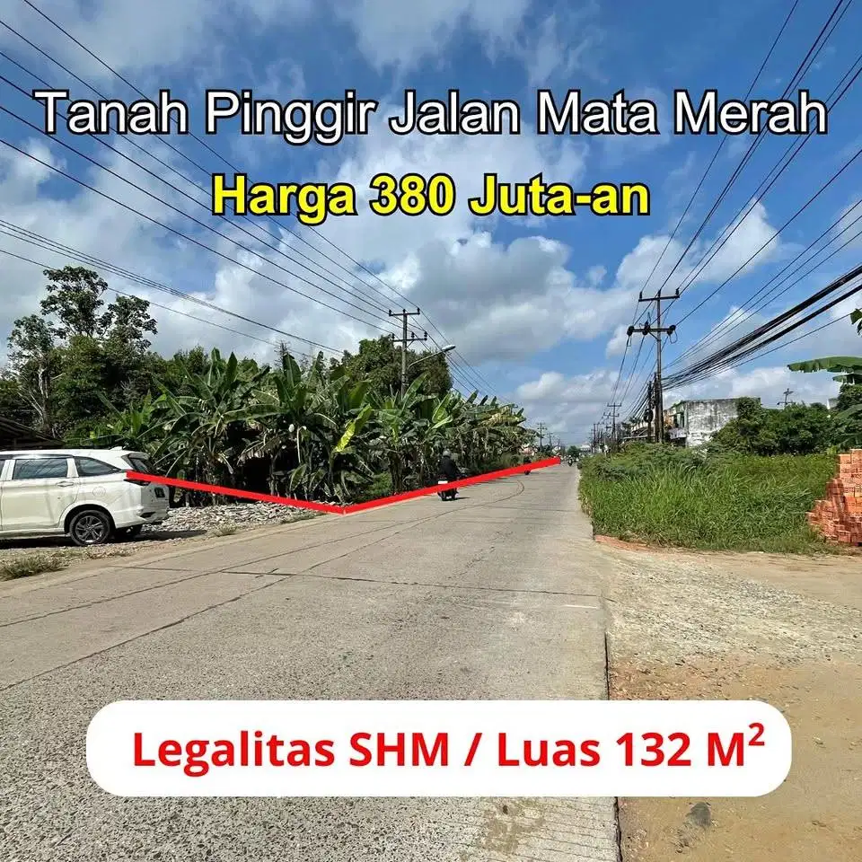 Tanah pinggir jalan aspal SEMATANG BORANG