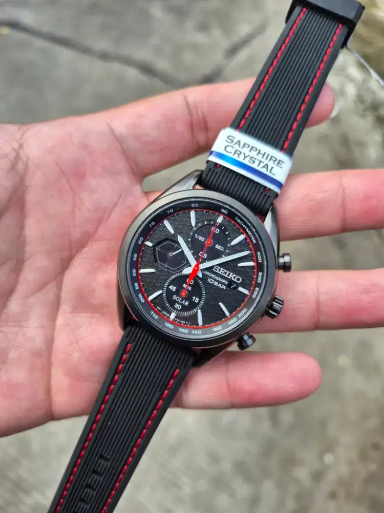 Seiko Macchina Sportiva SSC777P1 Solar Chronograph New