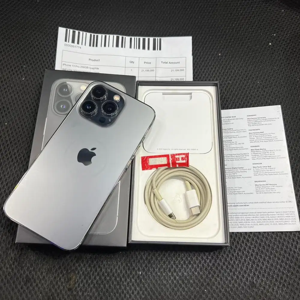 iphone 13 pro 256gb ibox fullset original fungsional no minus