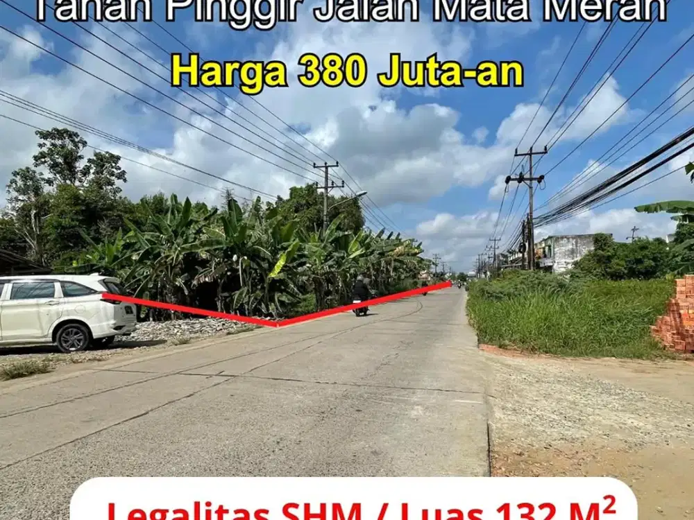 Tanah pinggir jalan aspal SEMATANG BORANG
