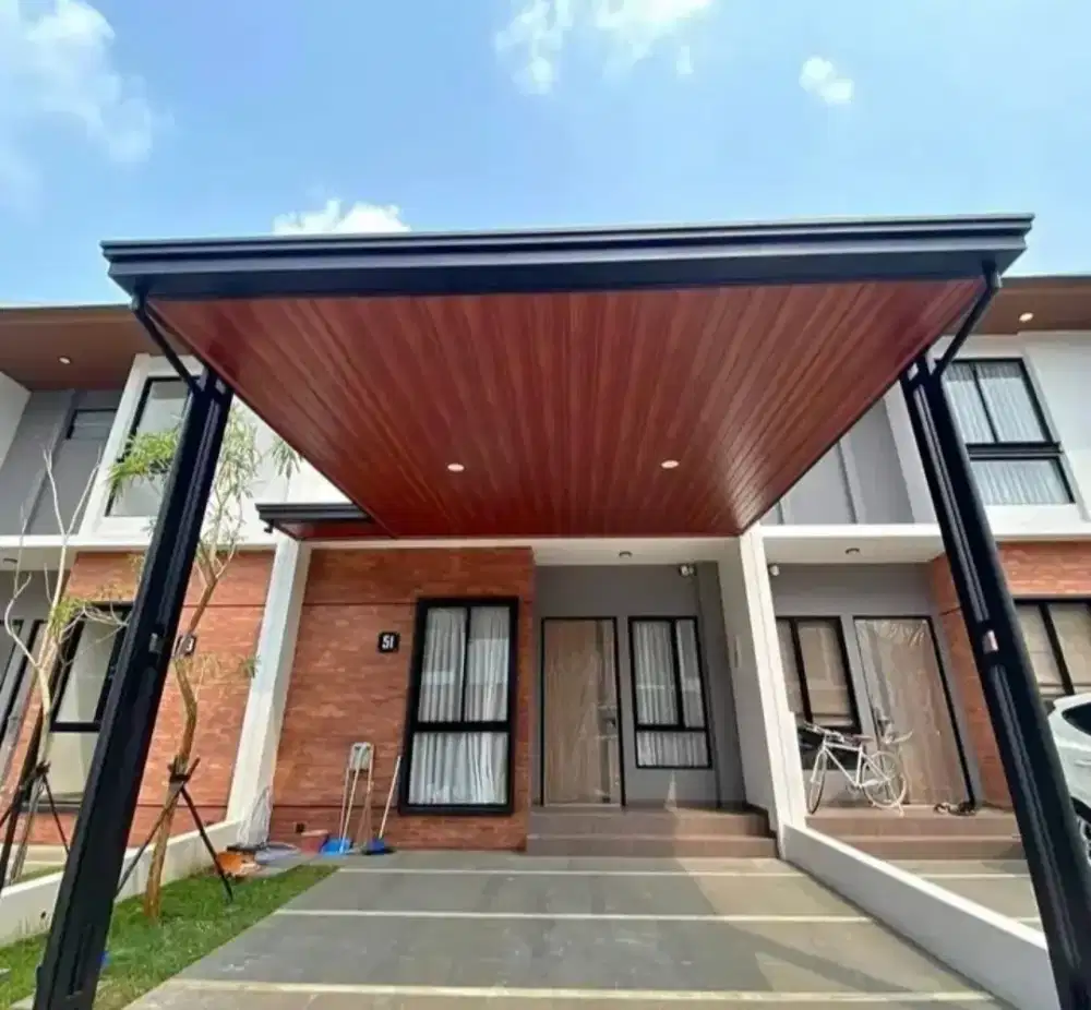 Melayani pemasangan plafon pvc dan kanopi Wesi dan baja ringan