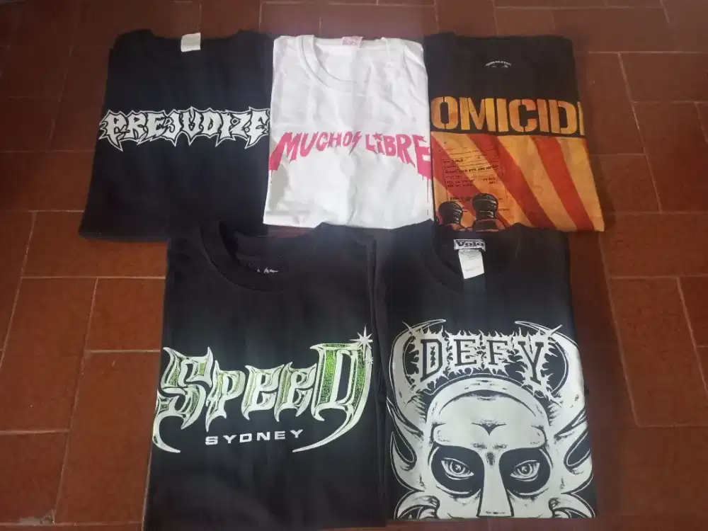 Baju Band Metal Ori, Brand Ori, & Pablo Escobar Series