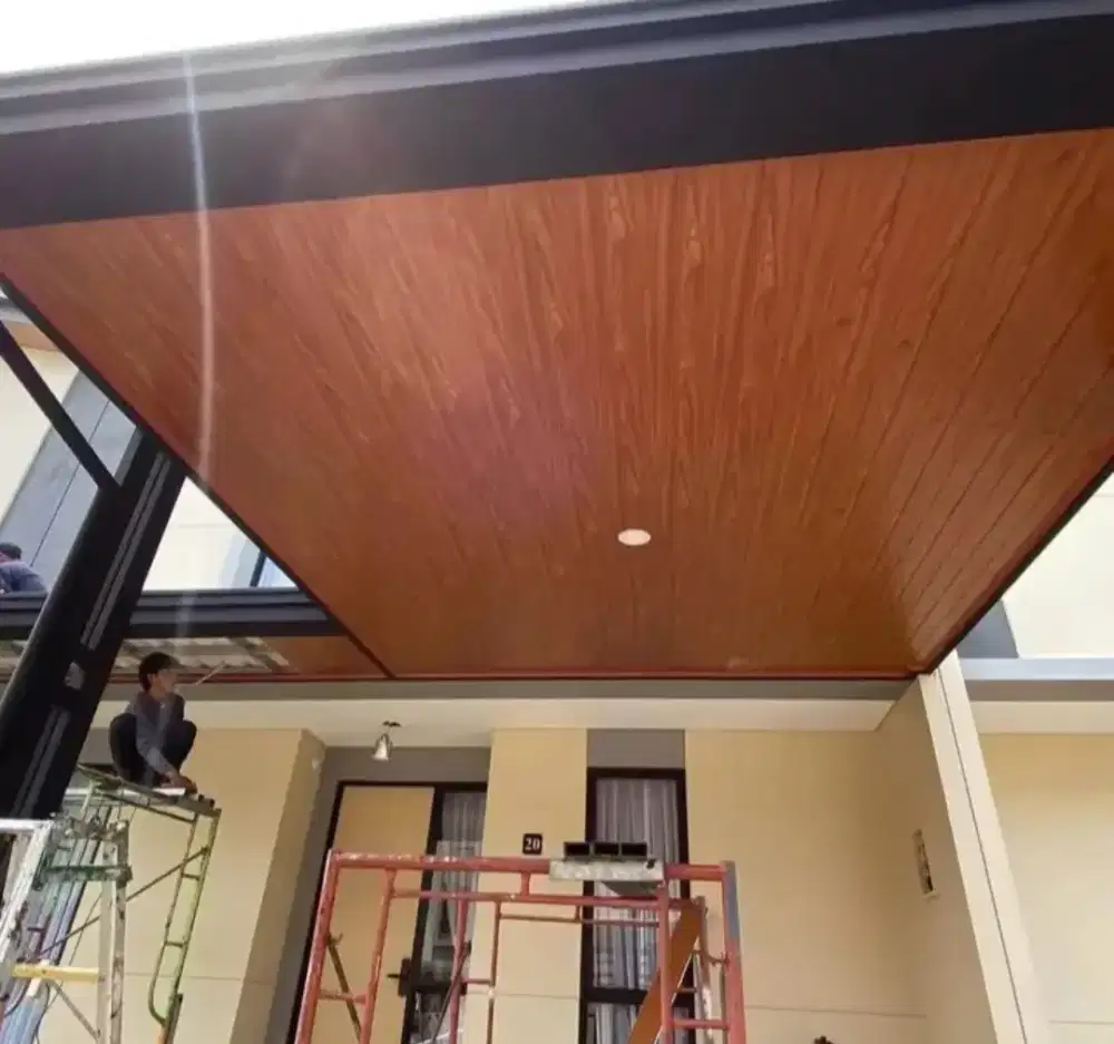 Menerima pemasangan plafon PVC dan kanopi Wesi dan baja ringan