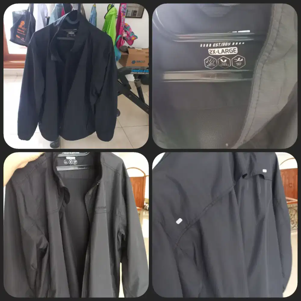 Jaket Eiger 2XL Hitam Sebulan