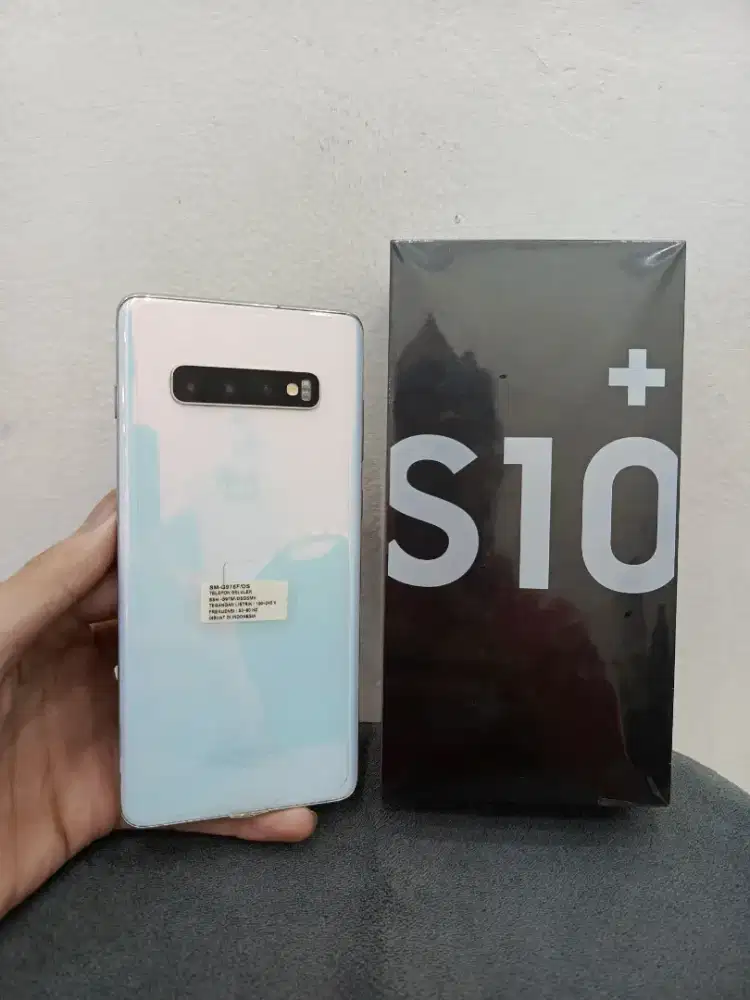 Samsung S10 Plus 8/128 Resmi Sein, Fullset Ori, Mulus, Nominus