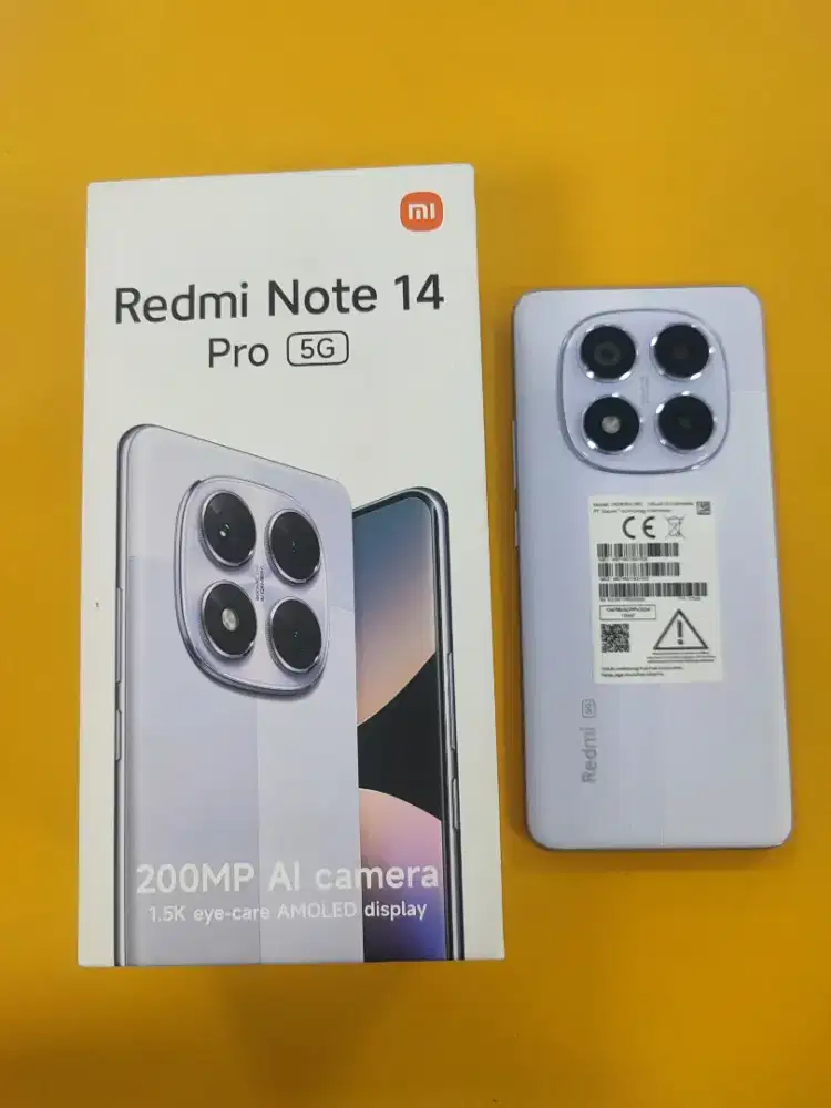 Xiaomi Redmi Note 14 Pro 5G 12/512gb Second Siap Pakai Bisa TT