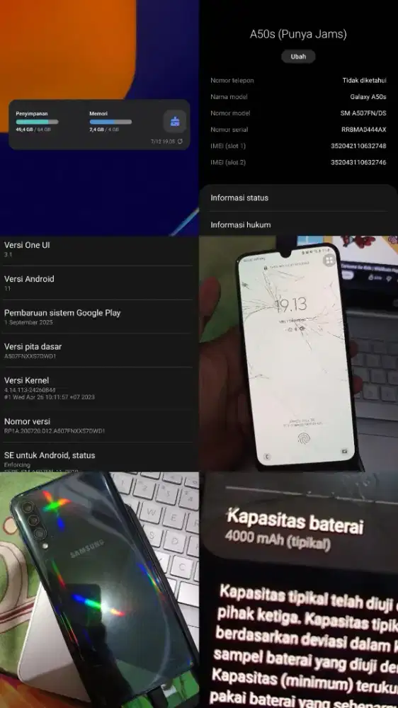 Samsung A50s 2018 4/64