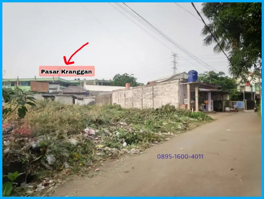 Tanah 3005m² shm Strategis di Kranggan Jatisampurna