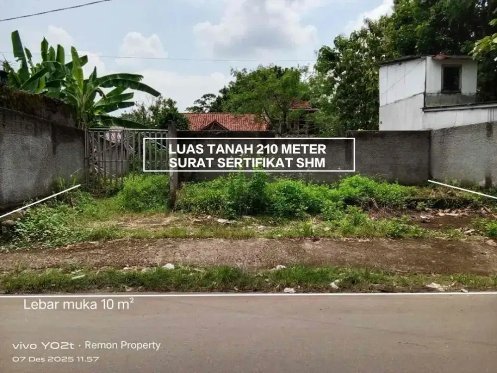 TANAH MURAH SUDAH PAGAR SEKELILING SUASANA ASRI DESA DI JALAN RAYA UTAMA PABUARAN CANDALI BOGOR