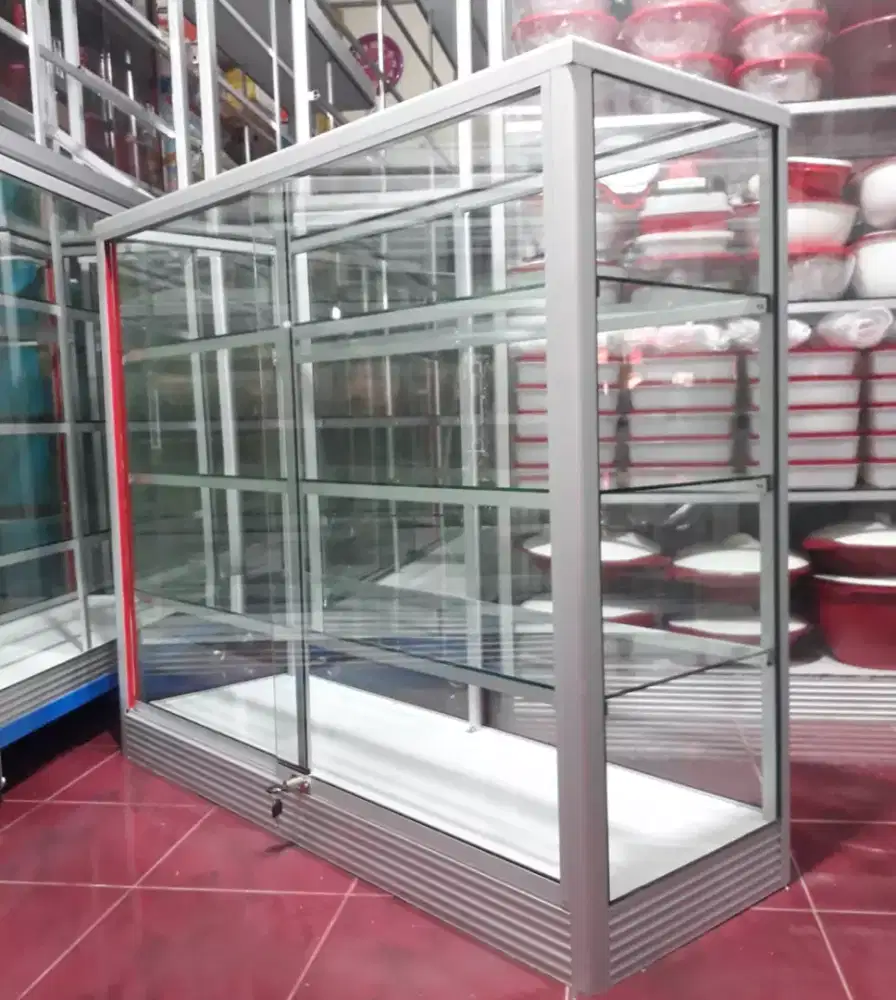 Etalase Panjang 1,2Mx1M Ready Siap Kirim