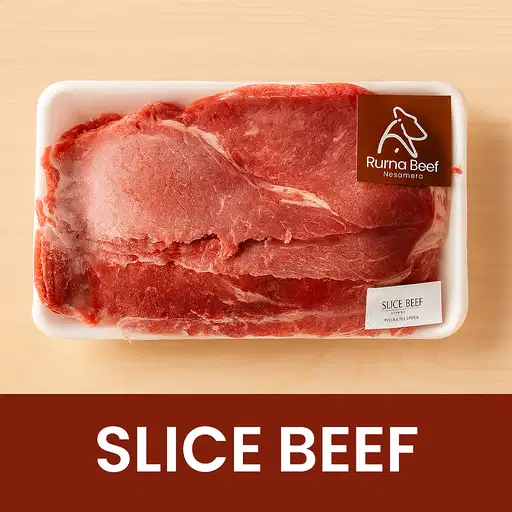 PROMO NATAL & TAHUN BARU! SLICE BEEF LOW FAT – 250 GRAM