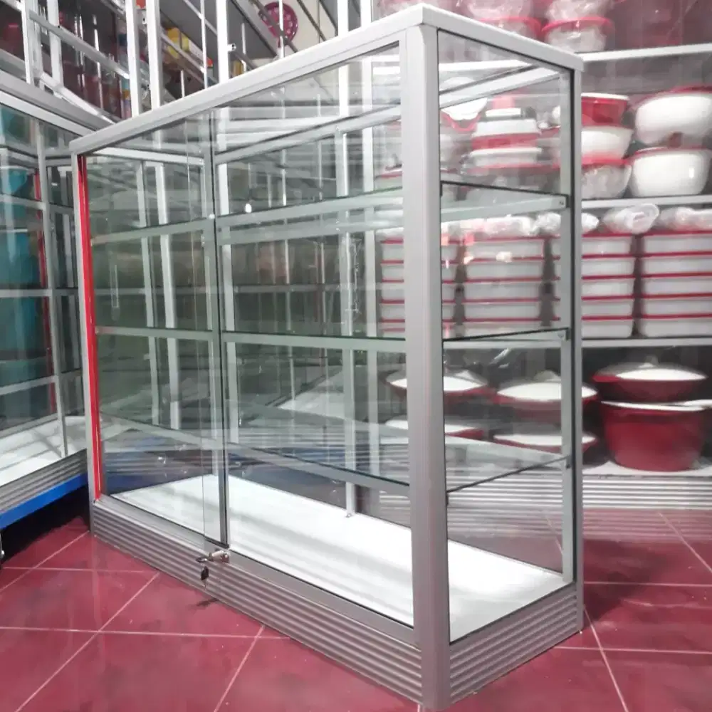 Etalase Panjang 1,2Mx1M Ready Siap Kirim