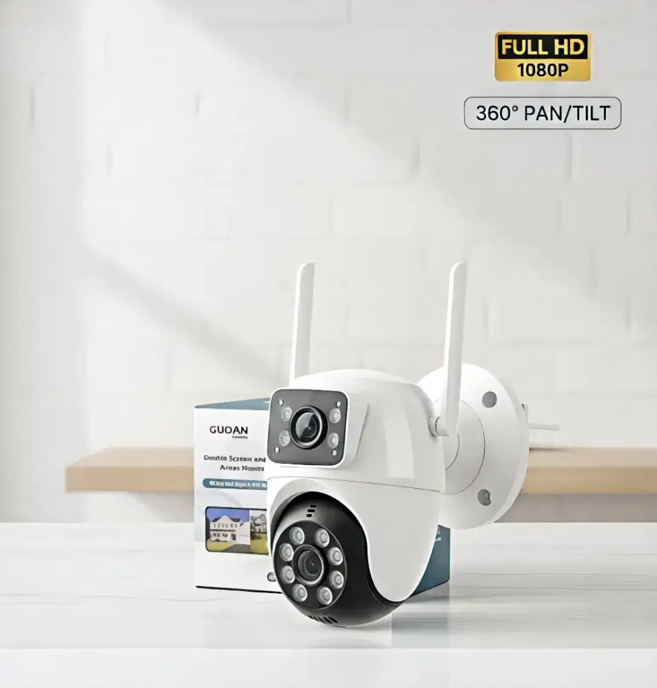 Kamera Cctv Outdoor 2 lensa 6mp