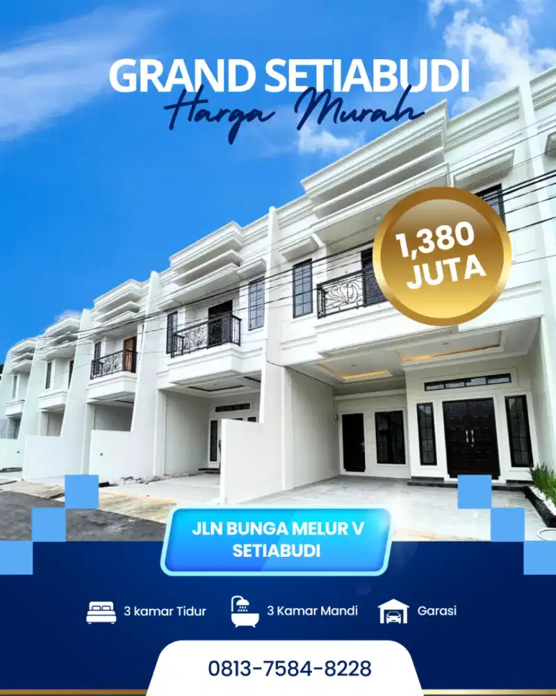 HUNIAN PRIVASI LB 130 M2 SETIA BUDI RINGROAD
