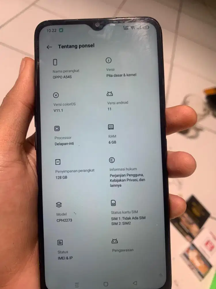 Oppo A54S BATANGAN MULUS