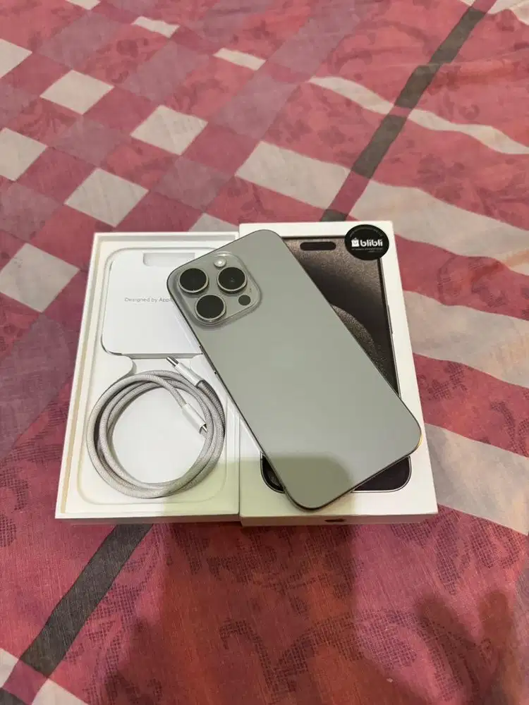iPhone 15 Pro 128gb Blibli Like New