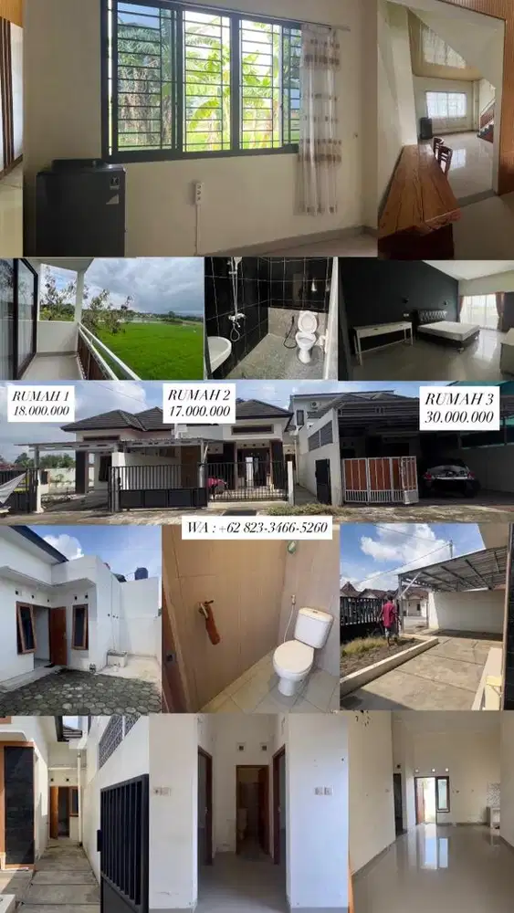 DISEWAKAN : Rumah Nyaman, Aman, Strategis, dan Guyub-Rukun