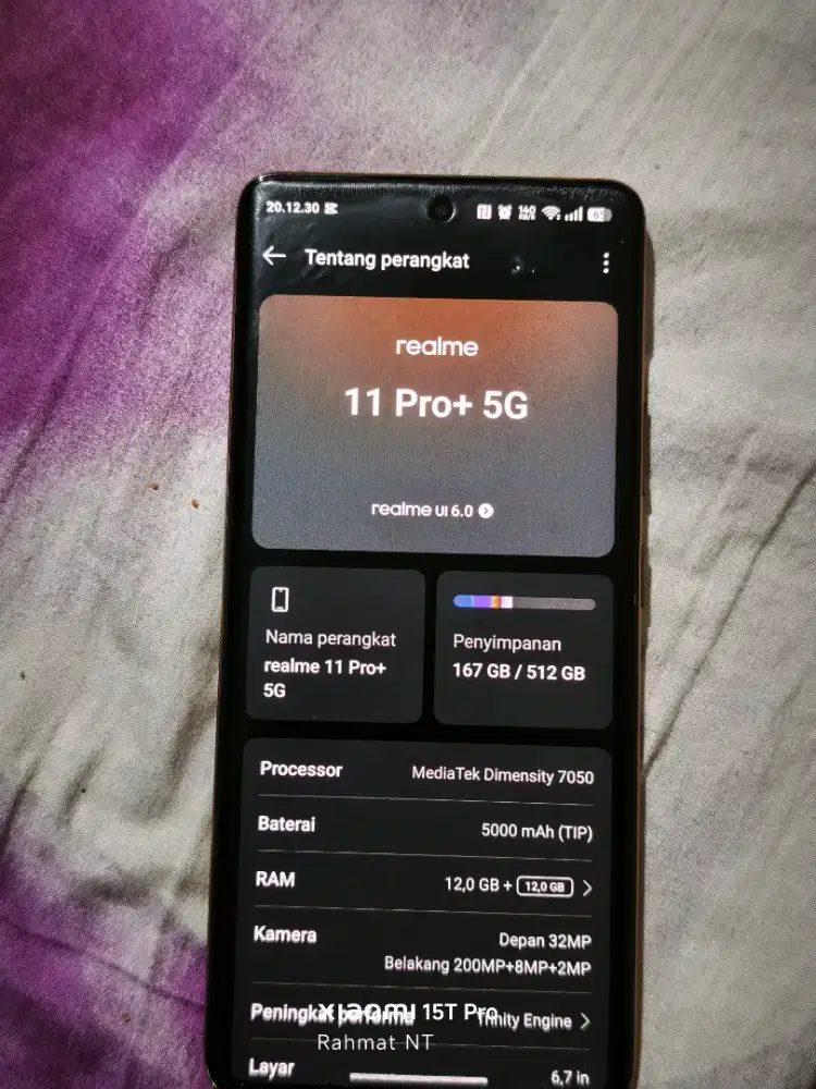 Realme 11 pro plus 5G 12/512gb second