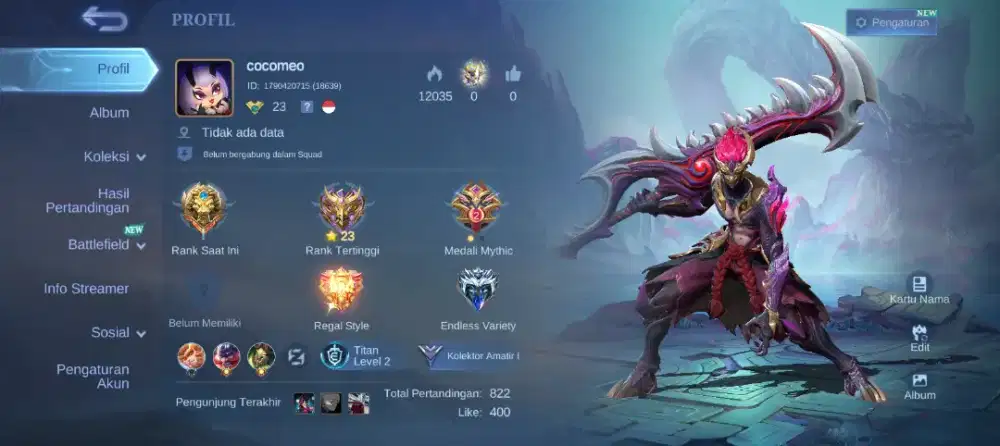 Akun ML murah meriah