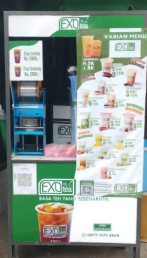 JUAL BOTH ES TEH EXO