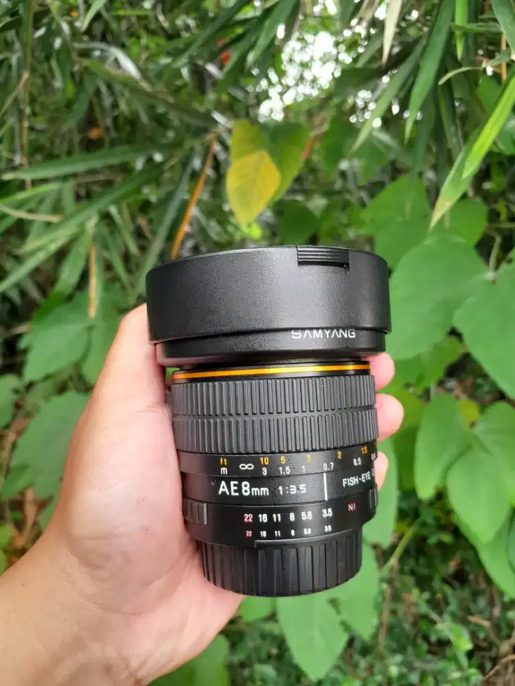 LENSA SAMYANG 8MM F3.5 FISH EYE FOR NIKON