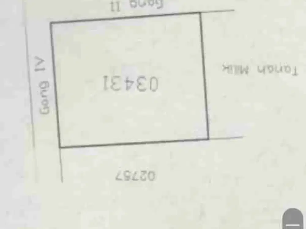 Tanah Luasan Kecil 250m2 di Sanur