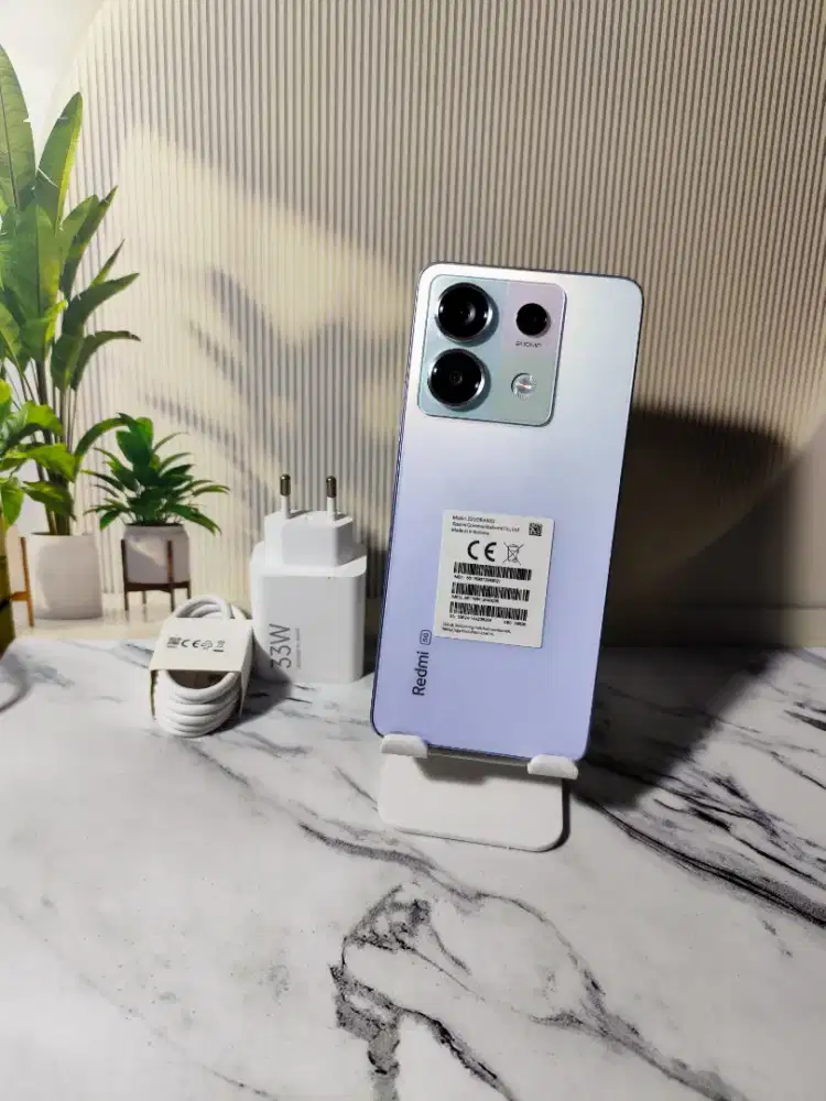 Redmi Note 13 pro 5G 8/256 Hp dan charger mulus