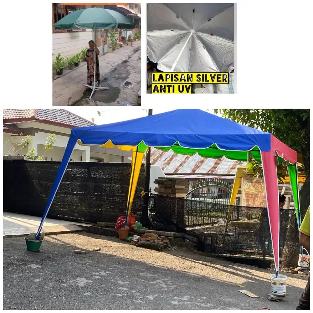 Tenda kafe dan tenda payung (bs antr skitr medan)