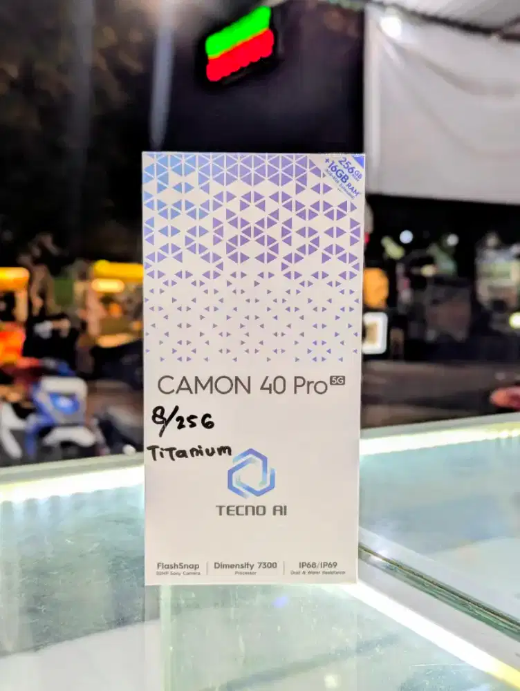 Tecno Camon 40 Pro 5G 8/256 Baru Segell Bergaransi Resmi