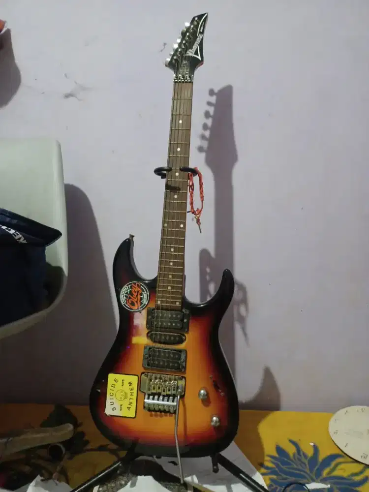 Gitar Listrik custom China 24 fret tremolo updown