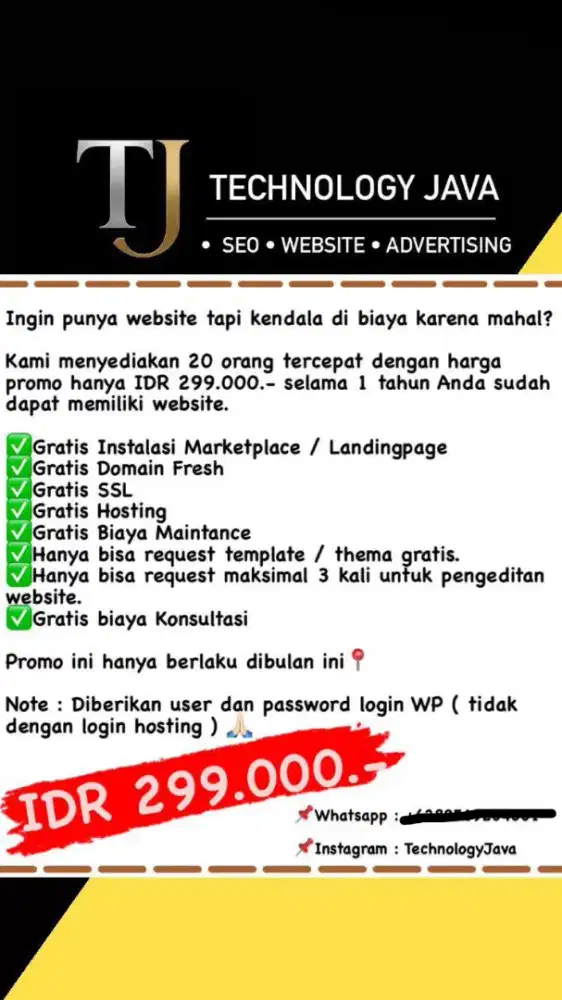 PROMO PEMBUATAN BERBAGAI WEBSITE
