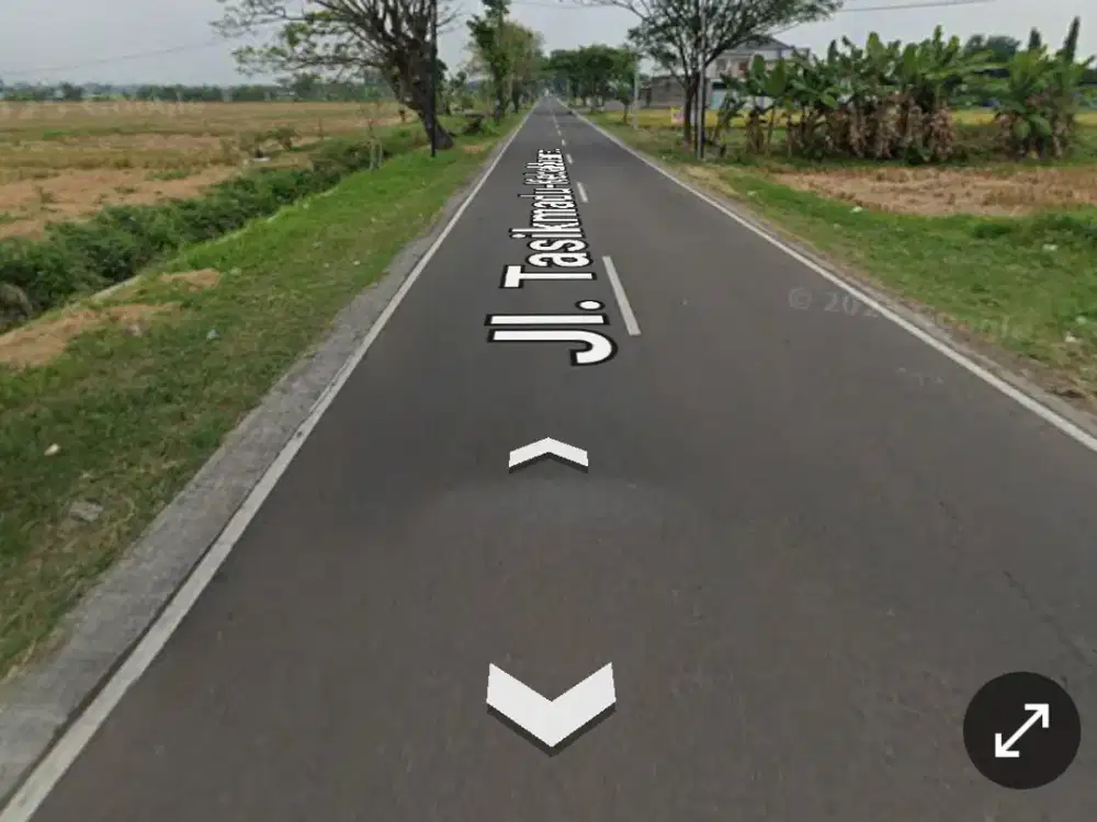 Tanah Zona Kuning di Jalan Raya Tasikmadu Kebakkramat Kab Karanganyar