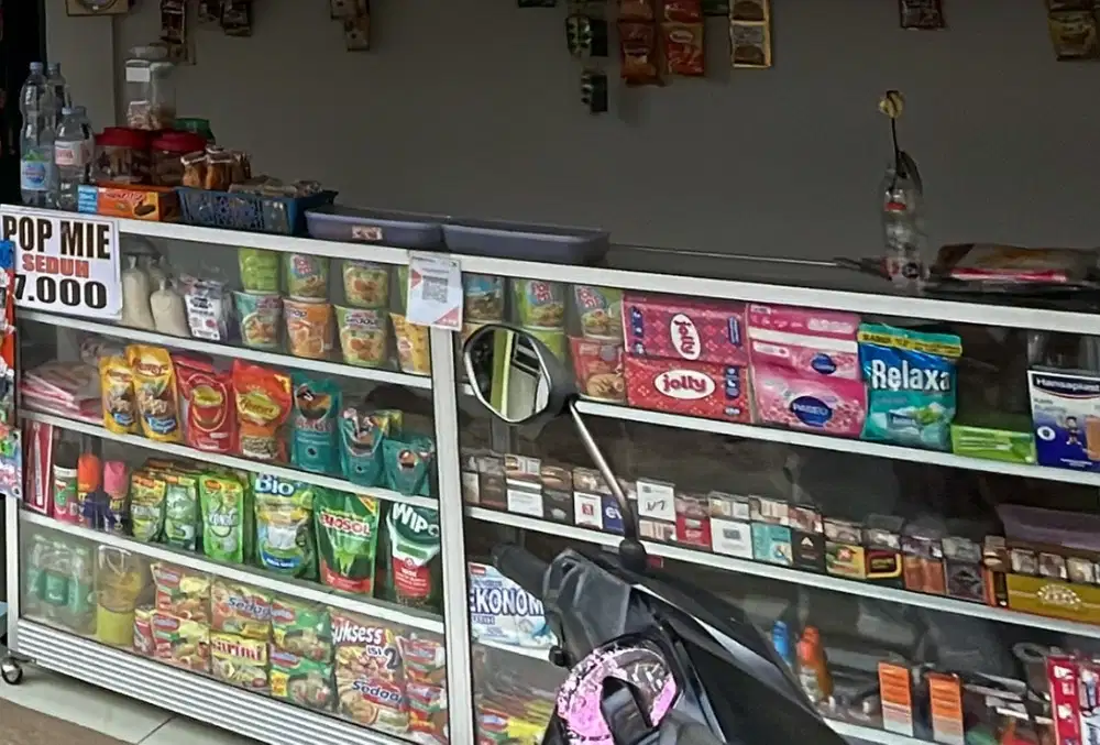 Etalase warung kelontong etalase usaha dagang etalase serbaguna