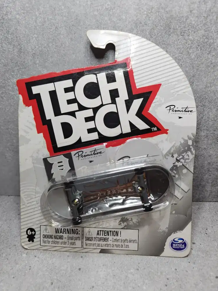Tech Deck Primitive Silver Platinum Ultra Rare Spin Master Fingerboard