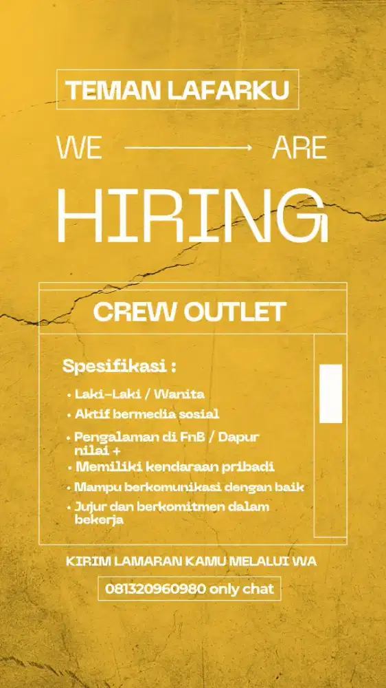 CREW OUTLET FnB