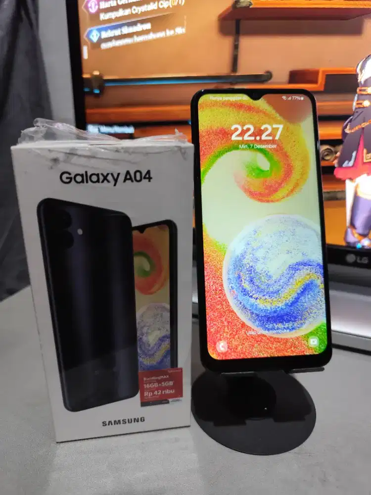 Samsung Galaxy A04 ROM 64GB / RAM 4GB mulus siap pakai